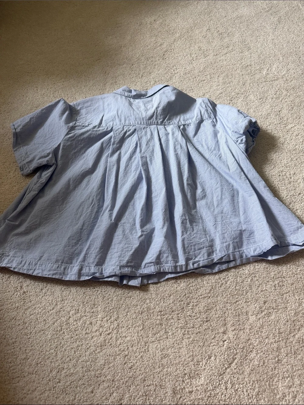 Lucky Brand Light Blue Button-Front Kids Blouse